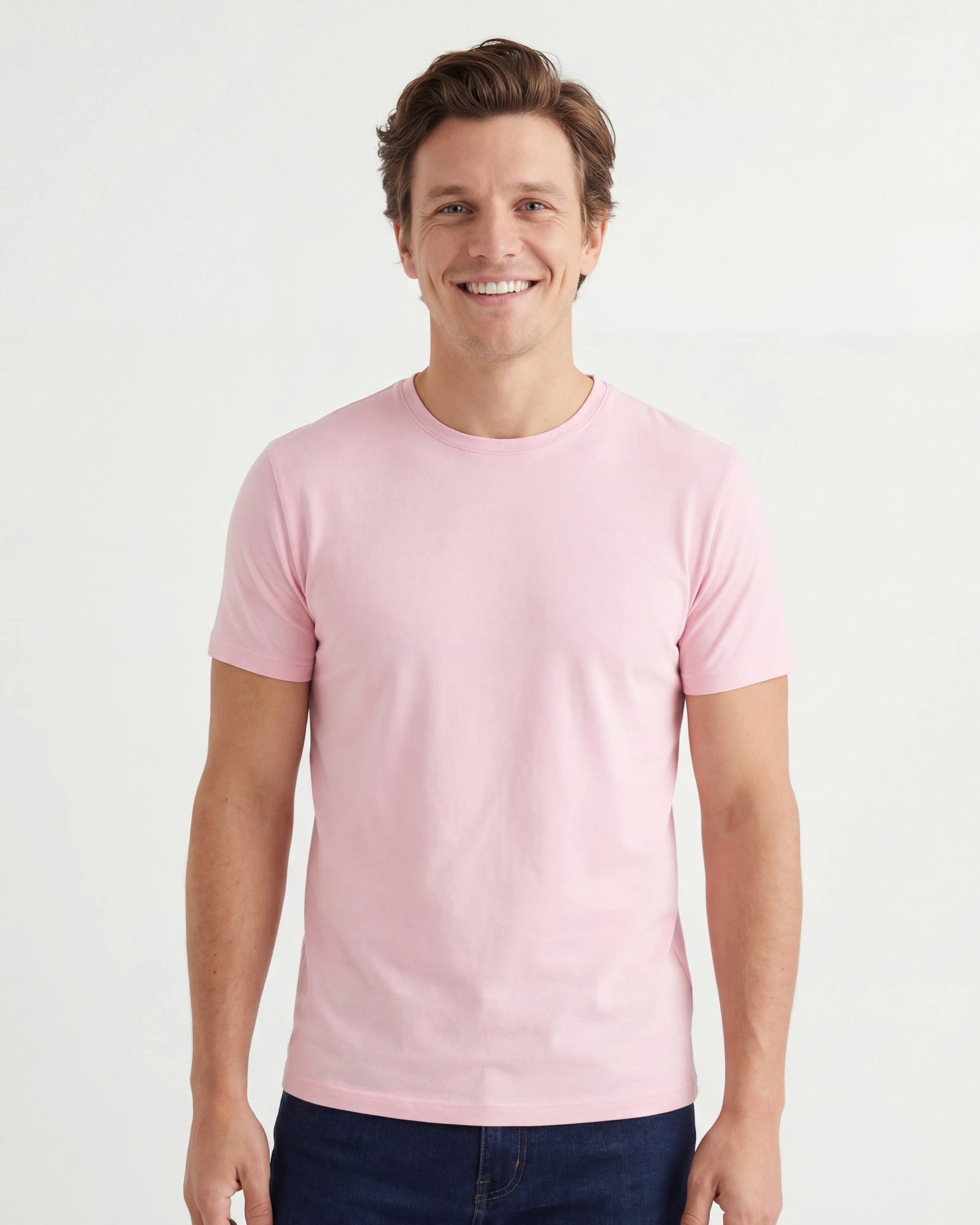 TR Premium - Crew Neck Men's Solid T-Shirt - Image 11