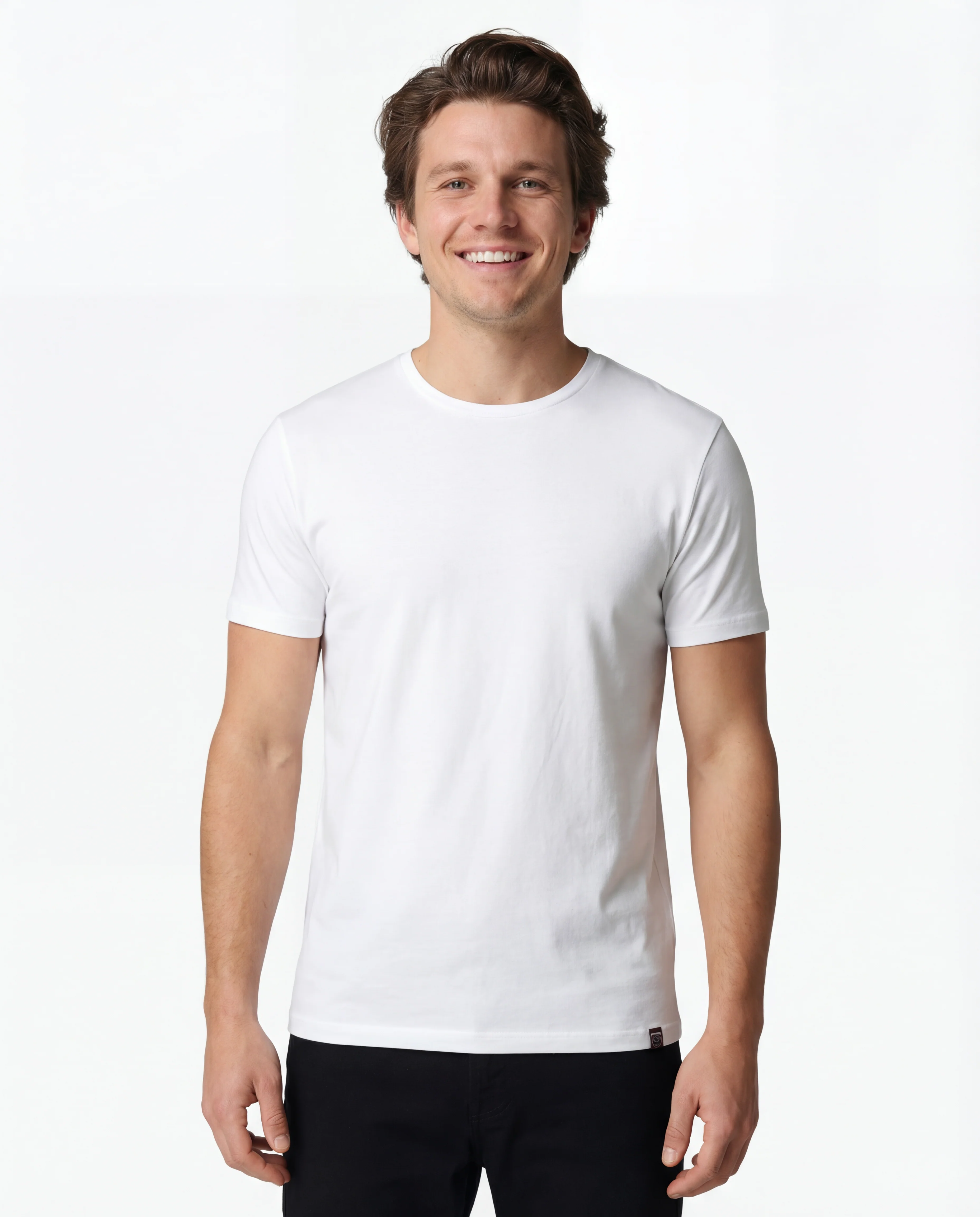 TR Premium - Crew Neck Men's Solid T-Shirt - Image 6