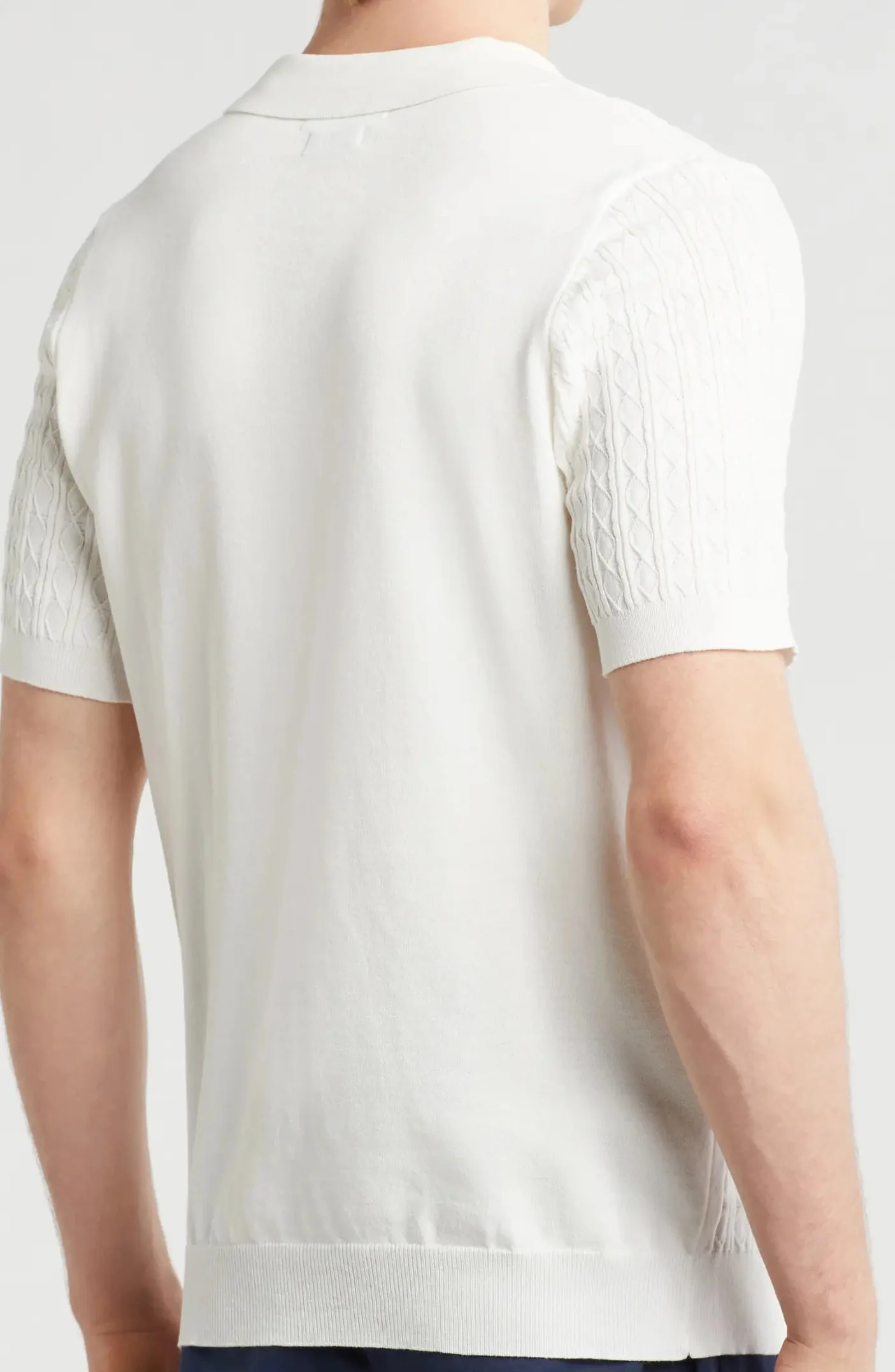 TRCK-11550 Short Sleeve Knit Sweater - Image 4