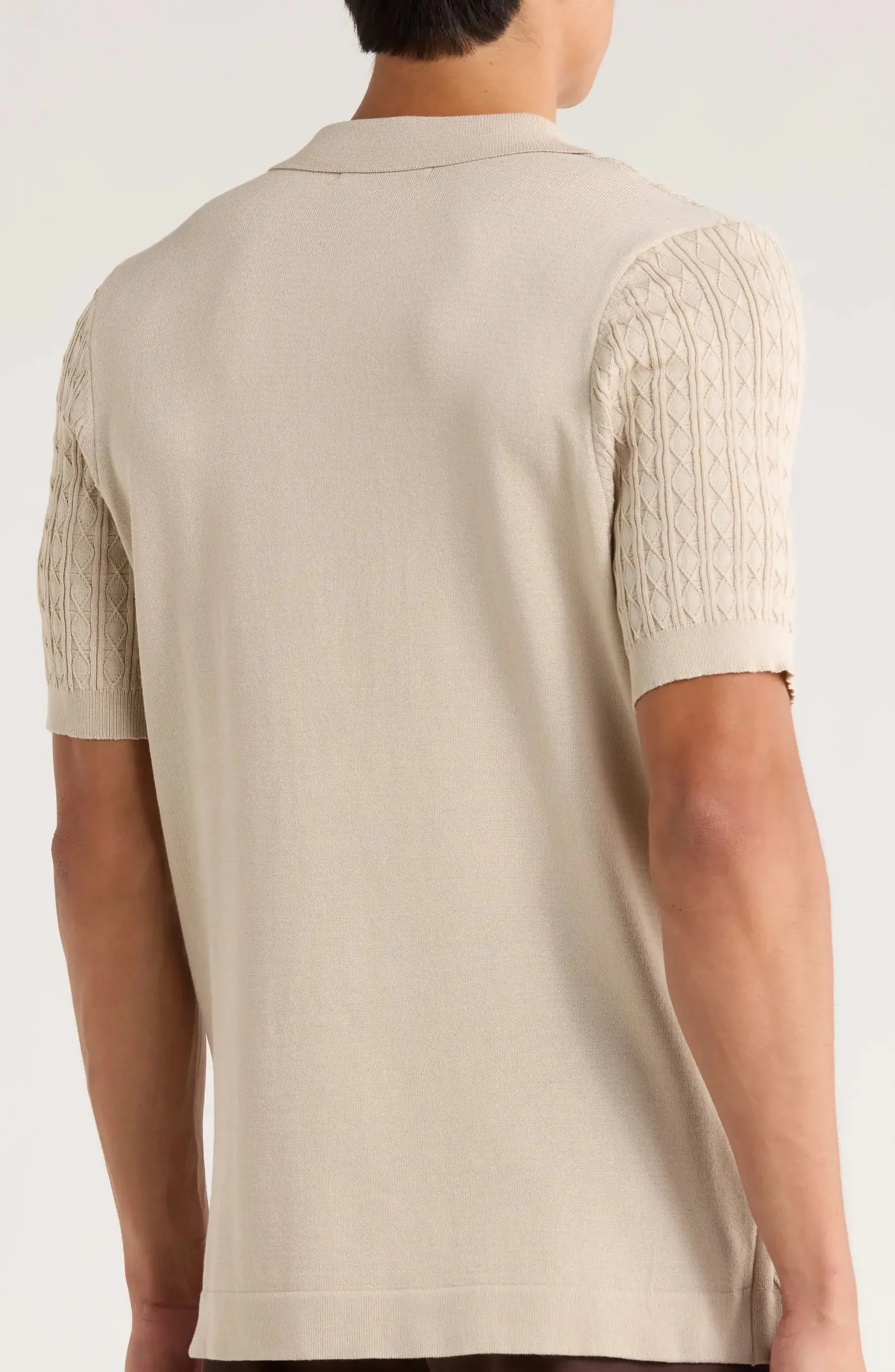TRNS-550 Short Sleeve Knit Sweater - Image 4