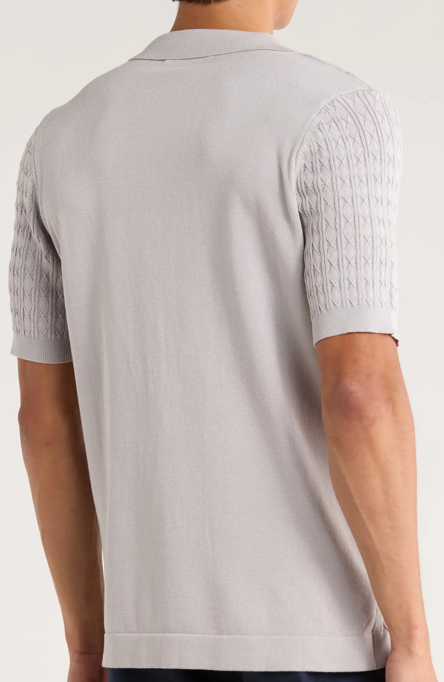 TRNS-550 Short Sleeve Knit Sweater - Image 5