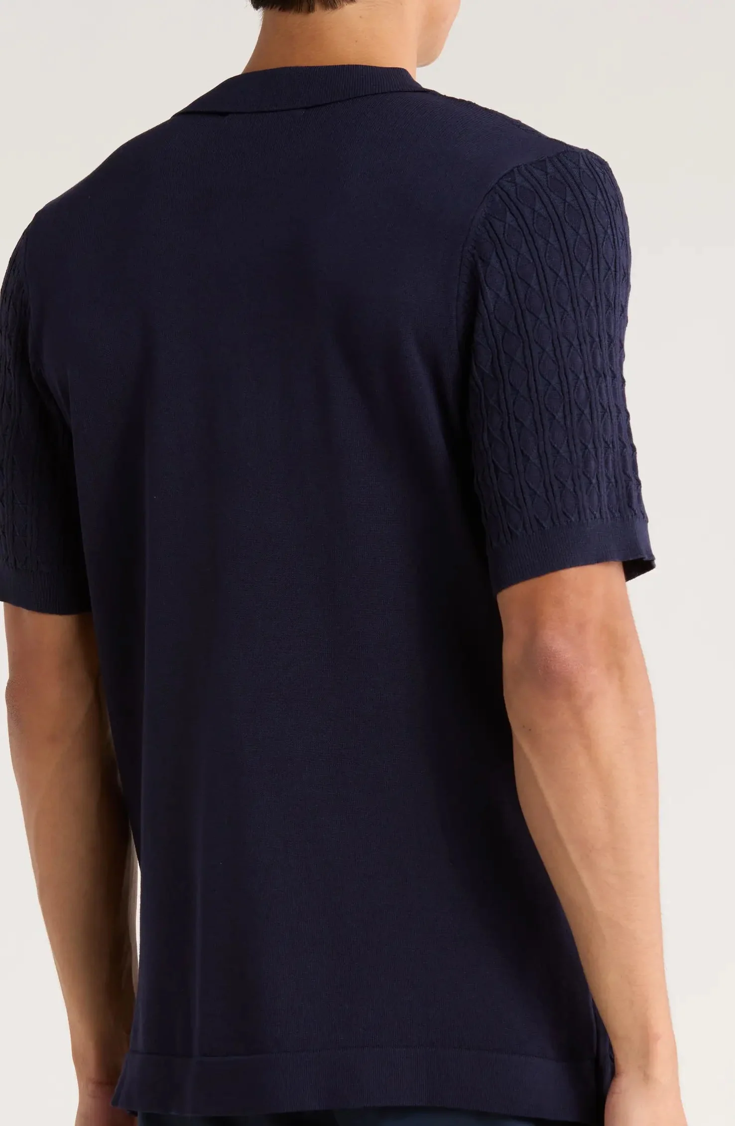 TRNS-550 Short Sleeve Knit Sweater - Image 6